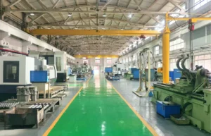 CTP Pumps processing workshop — interior view of industrial machining facility where pump components are precision manufactured and processed