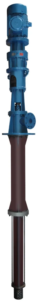 CTP E2U series eccentric helical rotor pump — vertical submersible