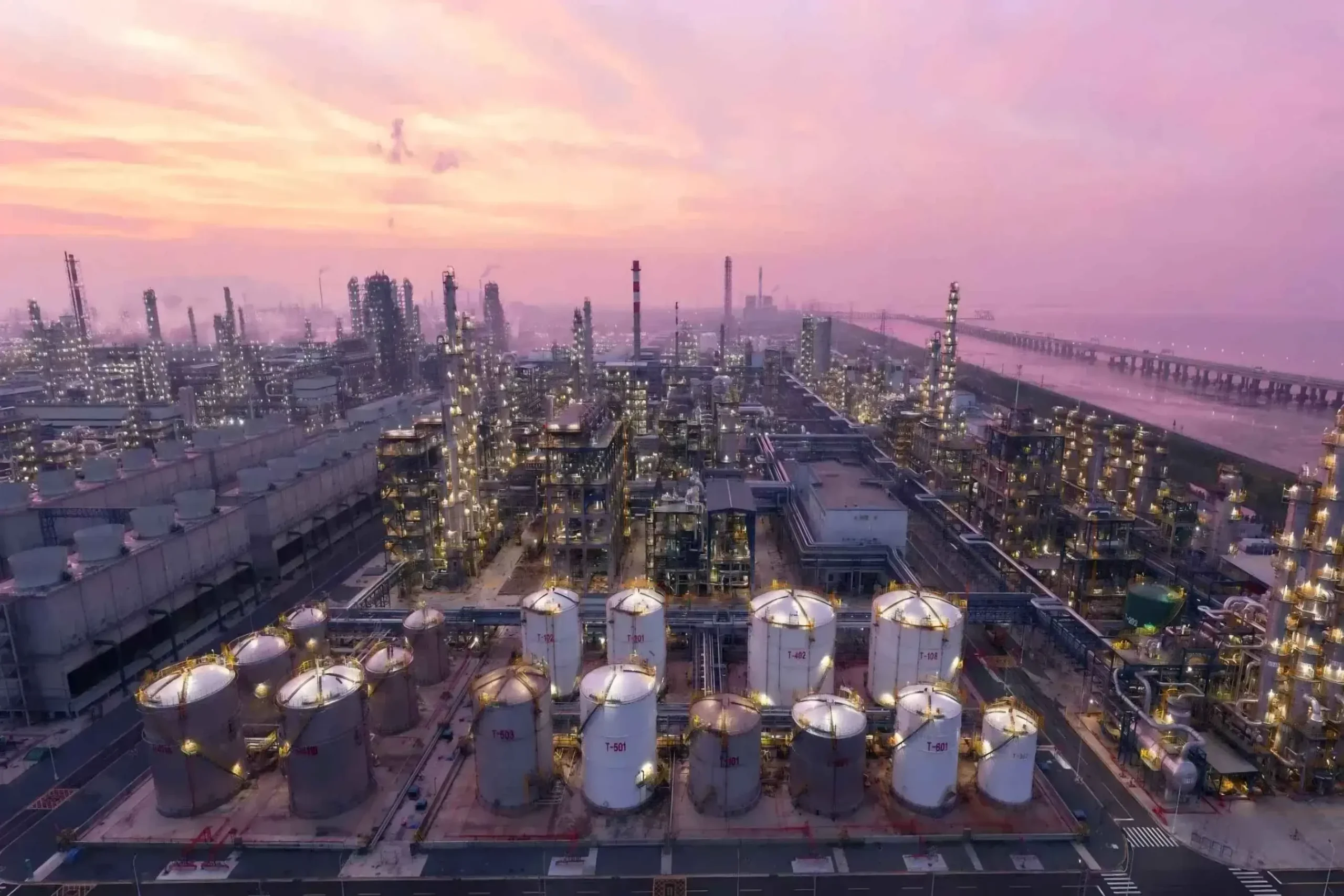 CTP refinery project — petroleum storage facility in France showcasing industrial pump application in oil and gas infrastructure