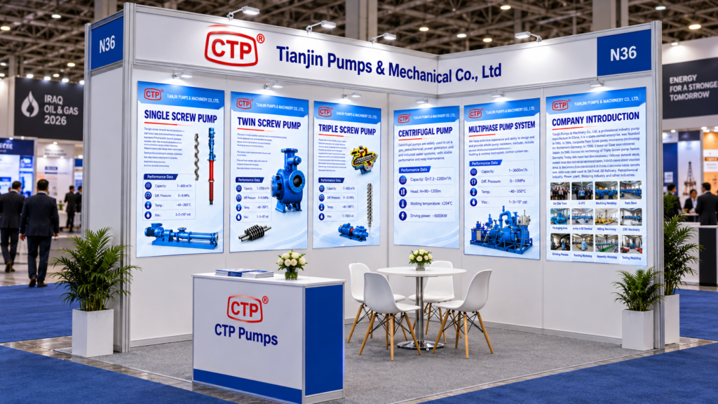 iraq oil gas 2026 exhibition ctp pump booth